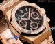 super clone Audemars Piguet Royal Oak rose gold blue face diamond watch 26715 (3)_th.jpg